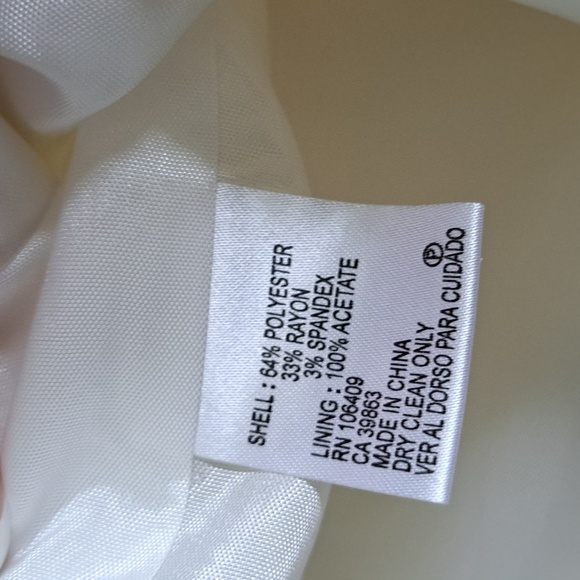 Alex Marie White Belted Dress Size 8 - Picture 4 of 12